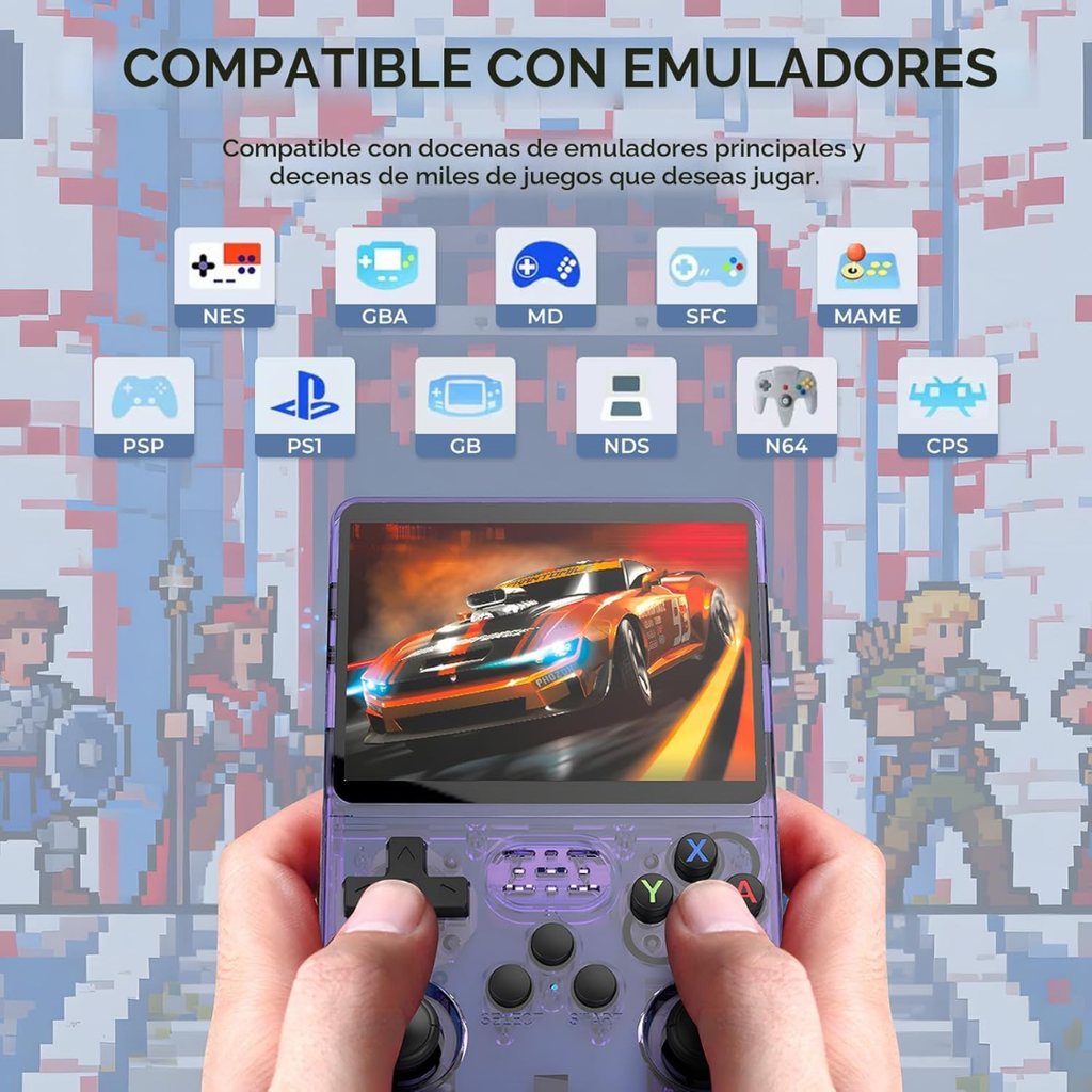 Consola retro de 128GB con mas de 40.000 juegos