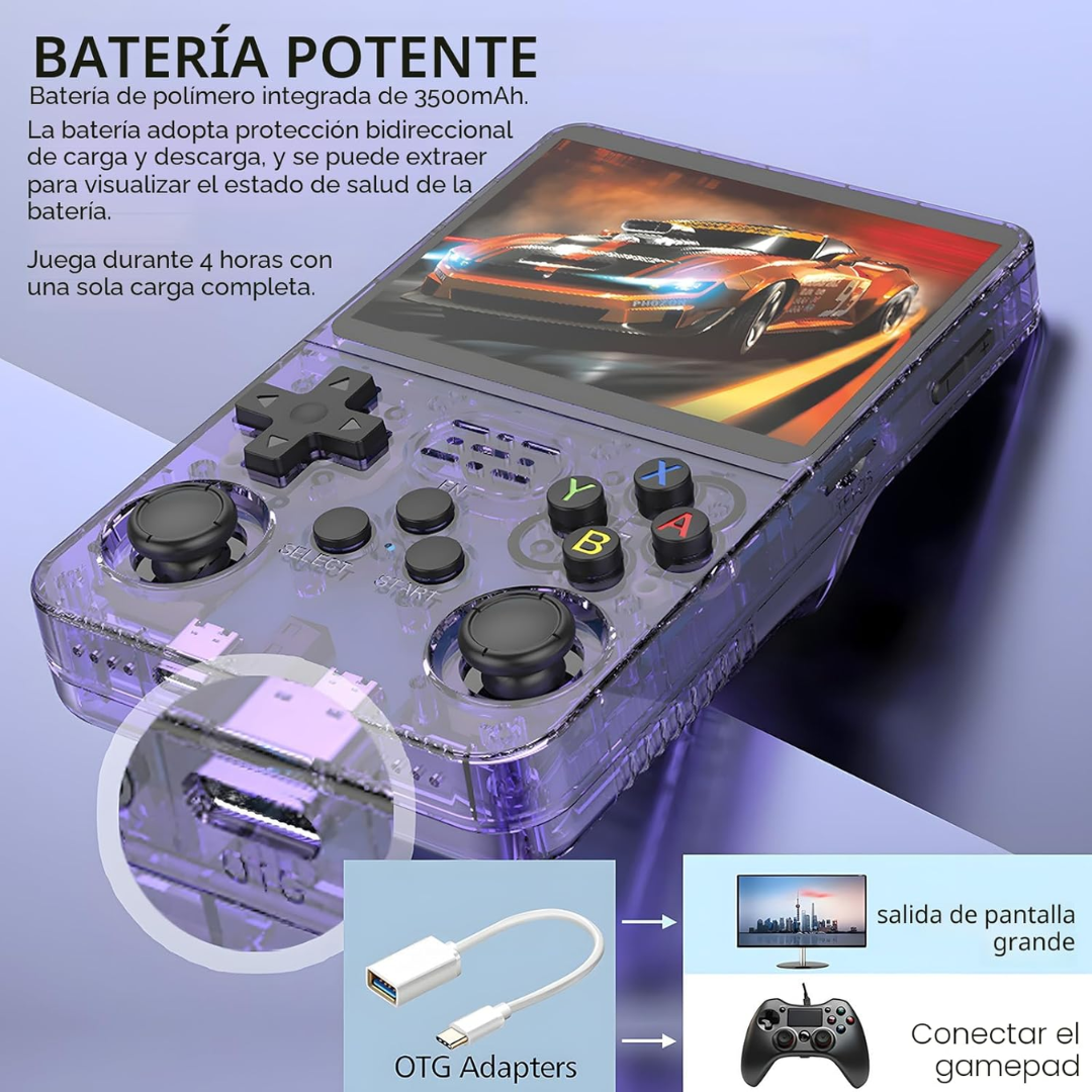 Consola retro de 128GB con mas de 40.000 juegos