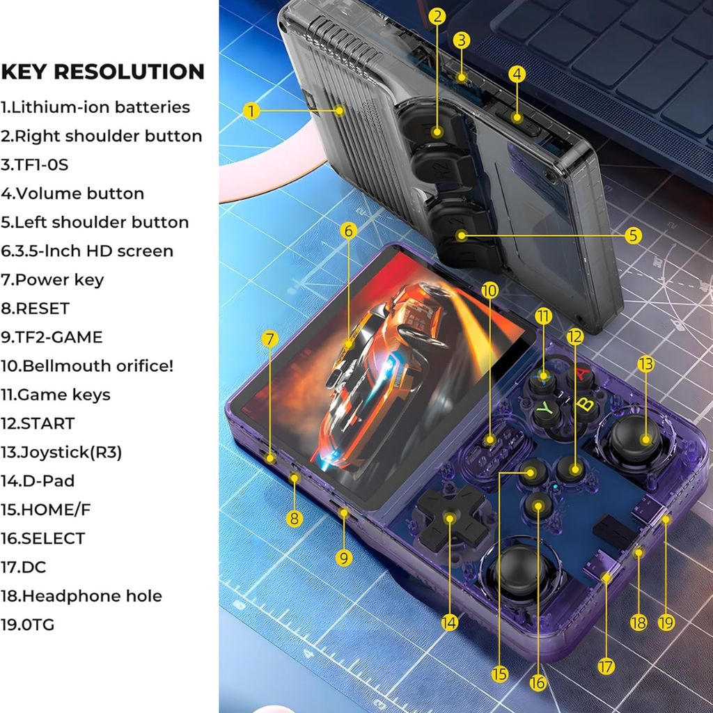 Consola retro de 128GB con mas de 40.000 juegos